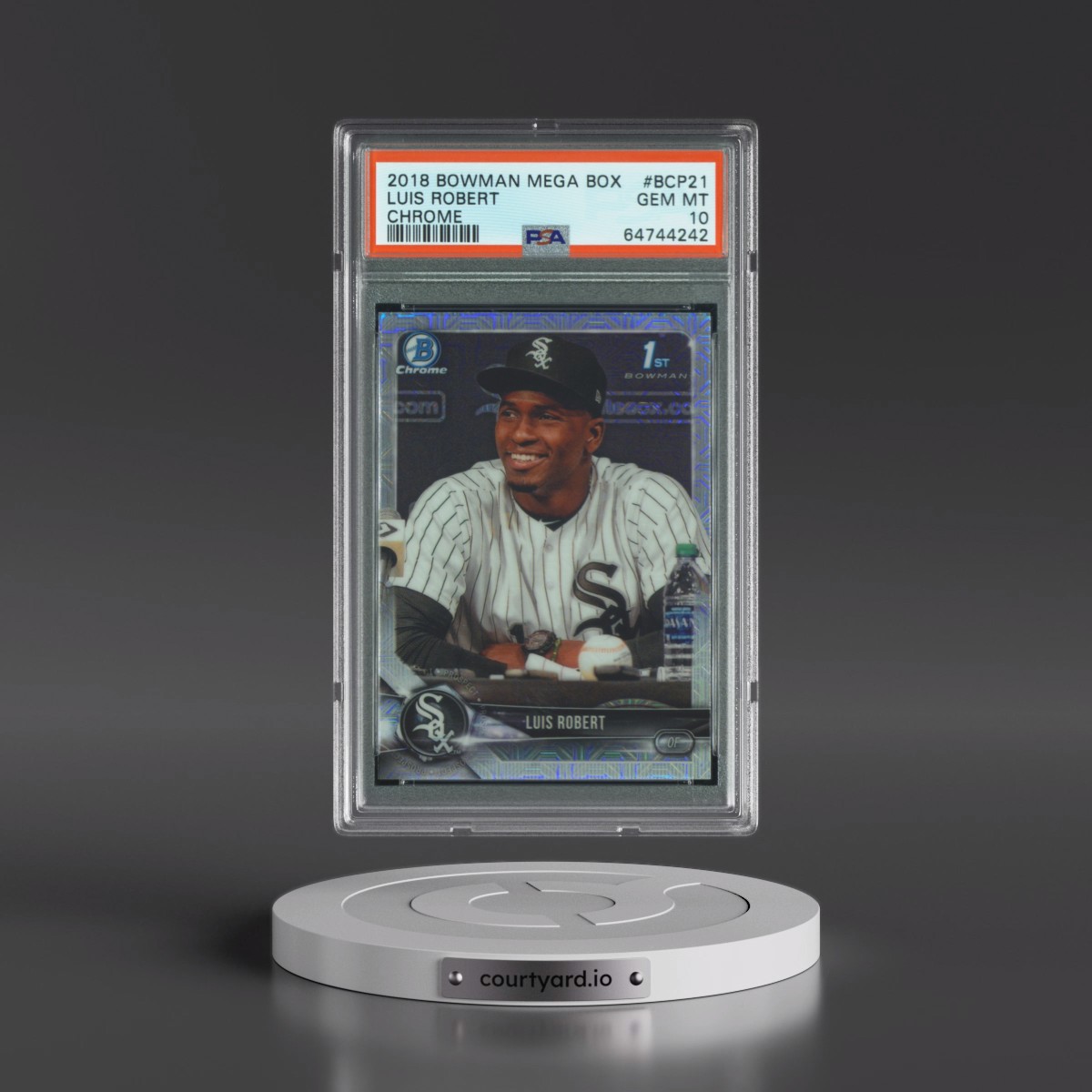高騰中　2018 bowman luis robert 1st Atomic 2018 Luis Robert - Baseball Bowman Mega Box Chrome PSA 10 GEM MINT